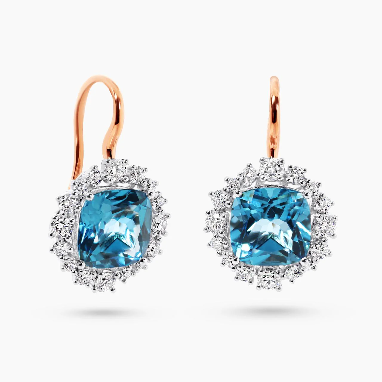 BLUE TOPAZ EARRINGS